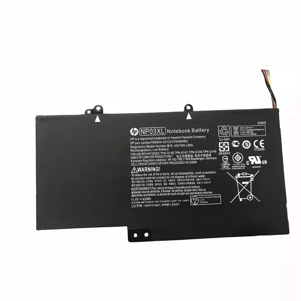 Oriģināls klēpjdatora Baterija HP  Pavilion X360 15-U,15-U010DX