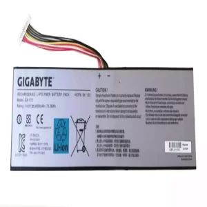 Oriģināls klēpjdatora Baterija GIGABYTE GX-17S