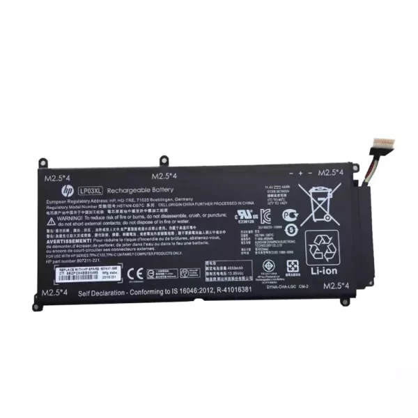 Oriģināls klēpjdatora Baterija HP TPN-C121,TPN-C122,TPN-C124