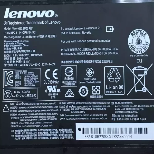 Oriģināls klēpjdatora Baterija LENOVO L14M4P23 - Image 3