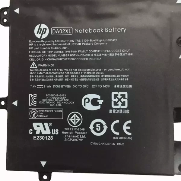 Oriģināls klēpjdatora Baterija HP ENVY X2 11-G000ES - Image 3