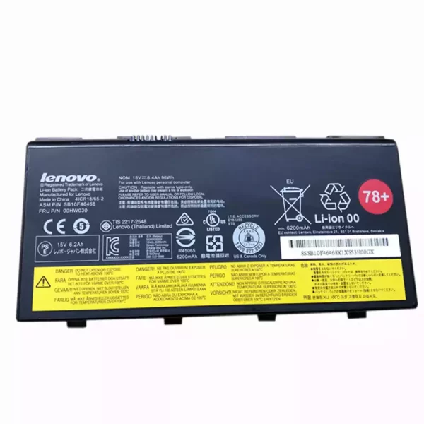 Oriģināls klēpjdatora Baterija LENOVO ThinkPad P70