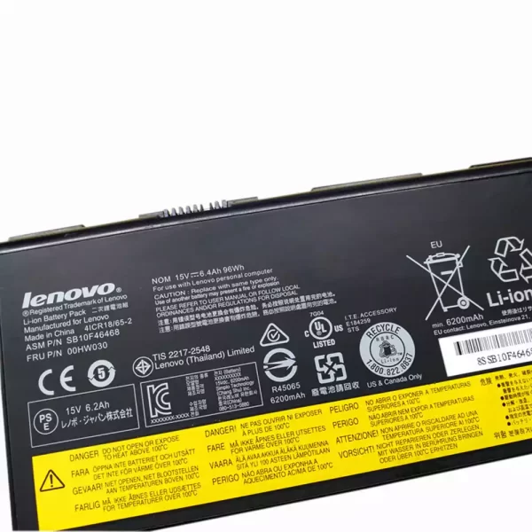 Oriģināls klēpjdatora Baterija LENOVO ThinkPad P70 - Image 3