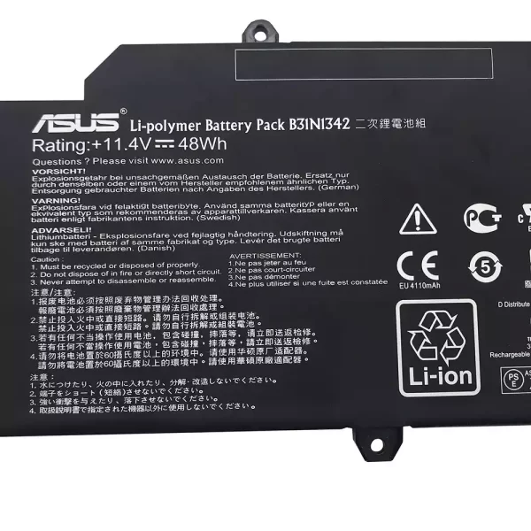 Oriģināls klēpjdatora Baterija ASUS B31N1342 - Image 3