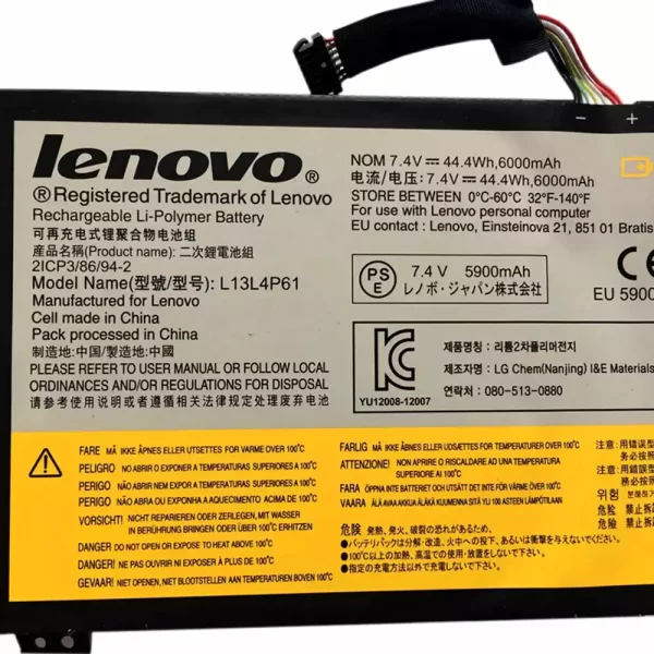 Oriģināls klēpjdatora Baterija LENOVO L13L4P61,L13M4P61 - Image 3