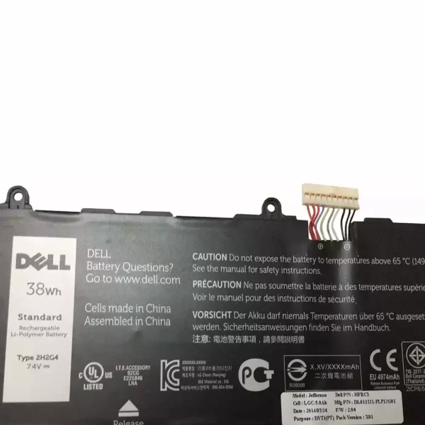 Oriģināls klēpjdatora Baterija DELL 2H2G4 - Image 3