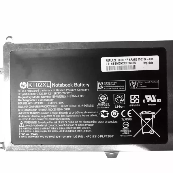 Oriģināls klēpjdatora Baterija HP KT02XL - Image 3