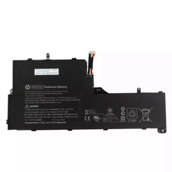 Oriģināls klēpjdatora Baterija HP WO03XL
