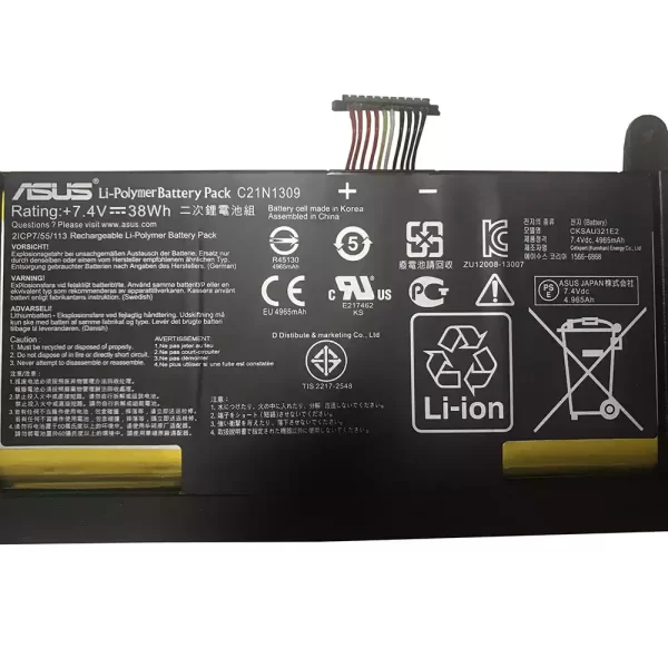 Oriģināls klēpjdatora Baterija ASUS C21N1309 - Image 3