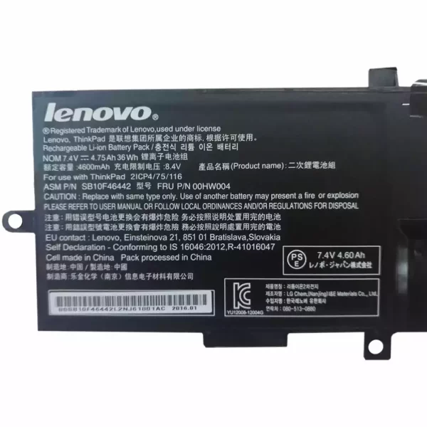 Oriģināls klēpjdatora Baterija LENOVO Thinkpad Helix 2 - Image 3