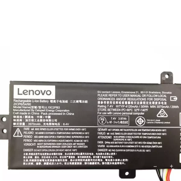 Oriģināls klēpjdatora Baterija LENOVO L15C2PB3,L15M2PB3 - Image 3