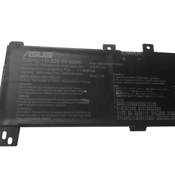 Oriģināls klēpjdatora Baterija ASUS B31N1635 - Image 3