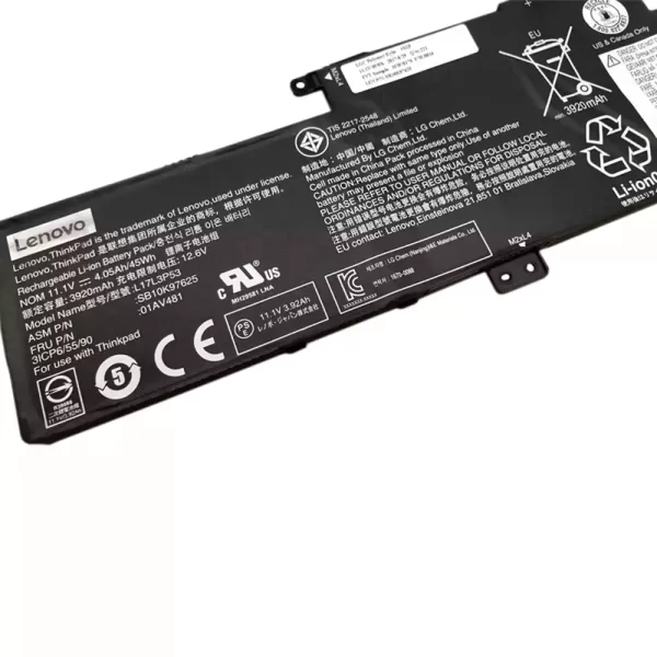 Oriģināls klēpjdatora Baterija LENOVO ThinkPad S2 2018,ThinkPad L380 - Image 3