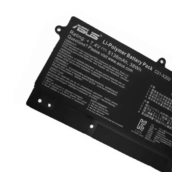 Oriģināls klēpjdatora Baterija ASUS C21-X202 - Image 3