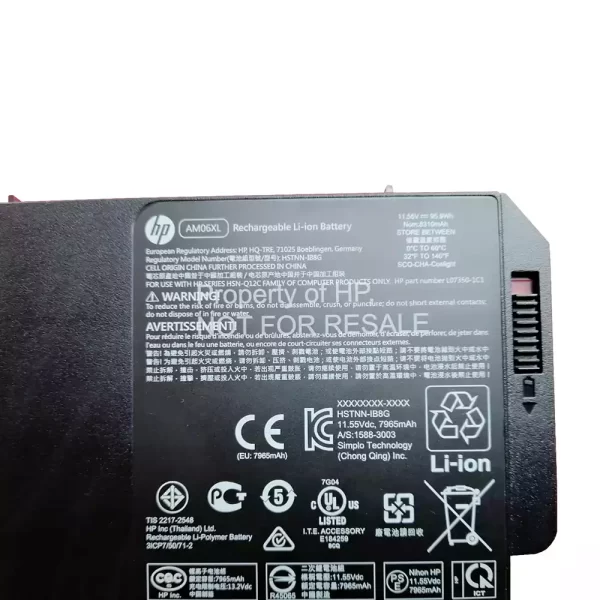 Oriģināls klēpjdatora Baterija HP Zbook 17 G5 - Image 3