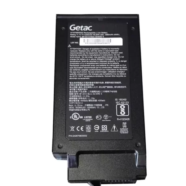 Oriģināls klēpjdatora Baterija GETAC BP-S410-Main-32/2040 S