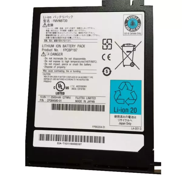 Oriģināls klēpjdatora Baterija Fujitsu FPCBP197,FMVNBT30 - Image 3