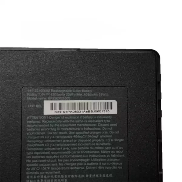 Oriģināls klēpjdatora Baterija Getac BP292P2100S - Image 3