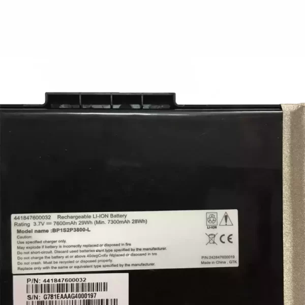 Oriģināls klēpjdatora Baterija Getac Z710 - Image 3