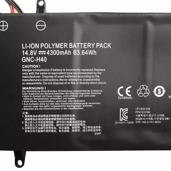 Oriģināls klēpjdatora Baterija Gigabyte GNC-H40 - Image 2