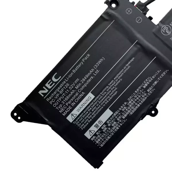 Oriģināls klēpjdatora Baterija NEC PC-VP-BP120,PC-VP-BP126 - Image 3