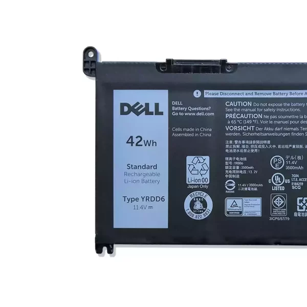 Oriģināls klēpjdatora Baterija DELL Inspiron 14 3400 5488 5480 5482 5485 5493 5584 5593 - Image 3