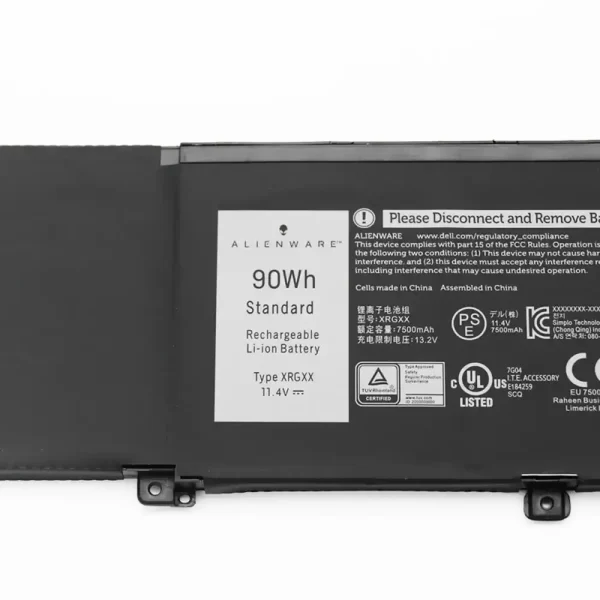 Oriģināls klēpjdatora Baterija ALIENWARE Orion M15 M17 2018,G7 7590 G5 5590 - Image 3