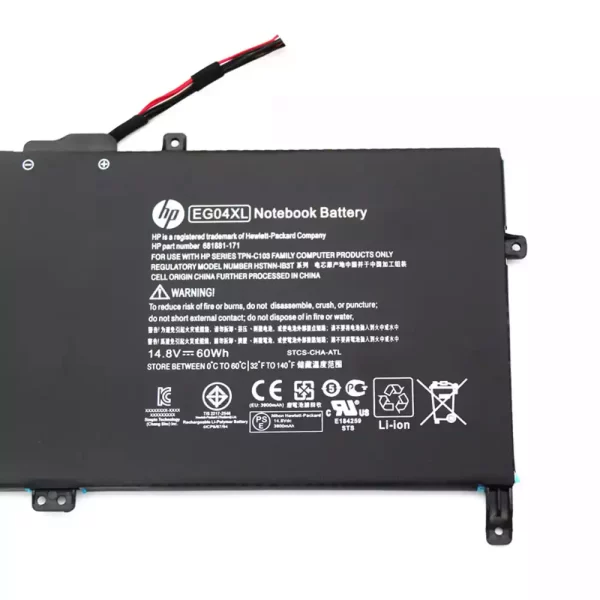 Oriģināls klēpjdatora Baterija HP TPN-C103,TPN-C108 - Image 3