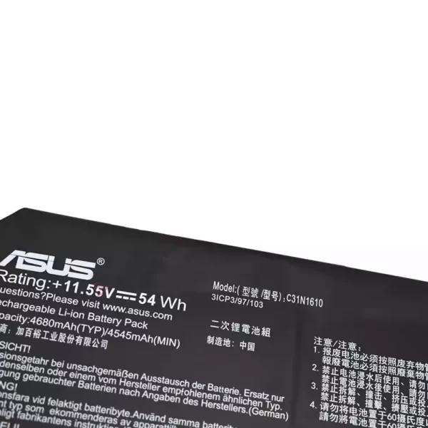 Oriģināls klēpjdatora Baterija ASUS Zenbook UX330 UX330U UX330CA,U3000C - Image 3