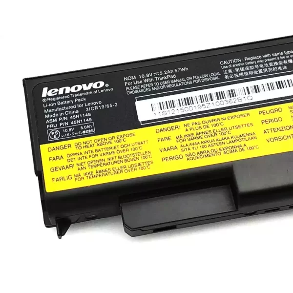 Oriģināls klēpjdatora Baterija LENOVO 45N1148,45N1149 - Image 3