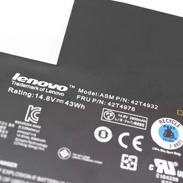 Oriģināls klēpjdatora Baterija Lenovo ThinkPad E220S S220 - Image 3