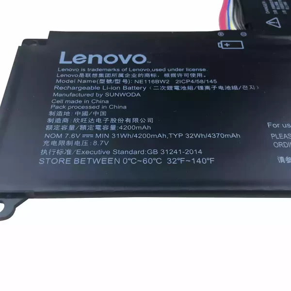 Oriģināls klēpjdatora Baterija LENOVO IdeaPad 110s-11IBR - Image 3