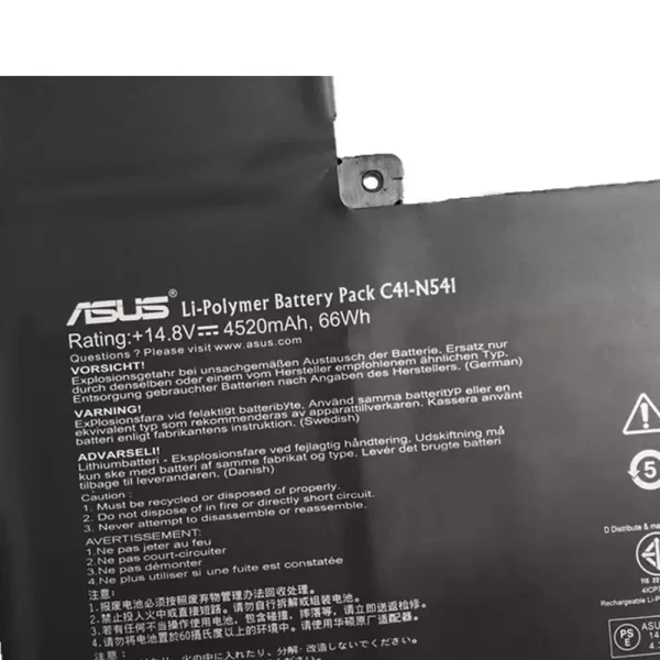 Oriģināls klēpjdatora Baterija ASUS C41-N541 - Image 3