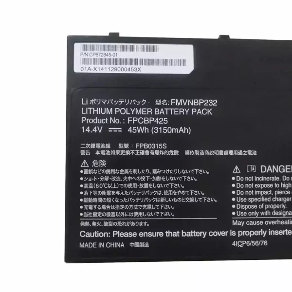 Oriģināls klēpjdatora Baterija FUJITSU Lifebook U745 T904 T935 T936 - Image 3