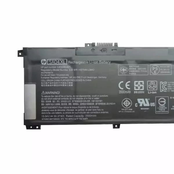 Oriģināls klēpjdatora Baterija HP SA04XL - Image 3