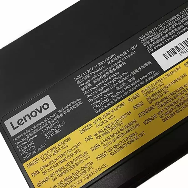 Oriģināls klēpjdatora Baterija LENOVO L17M6P51 L17L6P51 - Image 3