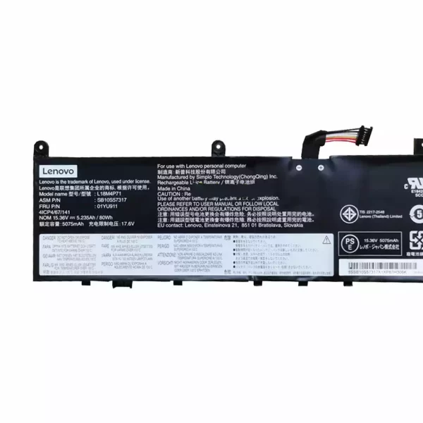 Oriģināls klēpjdatora Baterija LENOVO ThinkPad P1 2019 - Image 3