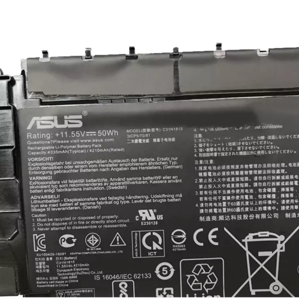 Oriģināls klēpjdatora Baterija ASUS ASUS ZenBook 13 UX333FA UX333FN BX333FN,RX333FA,RX333FN - Image 3
