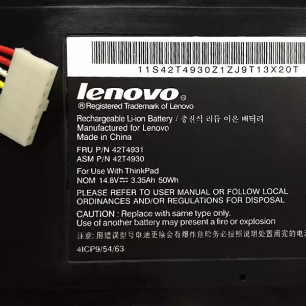 Oriģināls klēpjdatora Baterija LENOVO ThinkPad E420S,ThinkPad S420S - Image 3