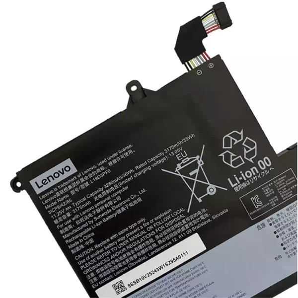 Oriģināls klēpjdatora Baterija LENOVO L19M3PF1 L19M3PF2 L19D3PF1 L19D3PF2 - Image 4