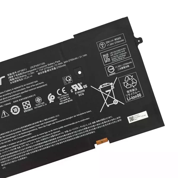 Oriģināls klēpjdatora Baterija Acer AP18D7J - Image 4