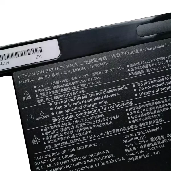 Oriģināls klēpjdatora Baterija FUJITSU FPB0343S,CP777632-01,FPCBP544 - Image 3