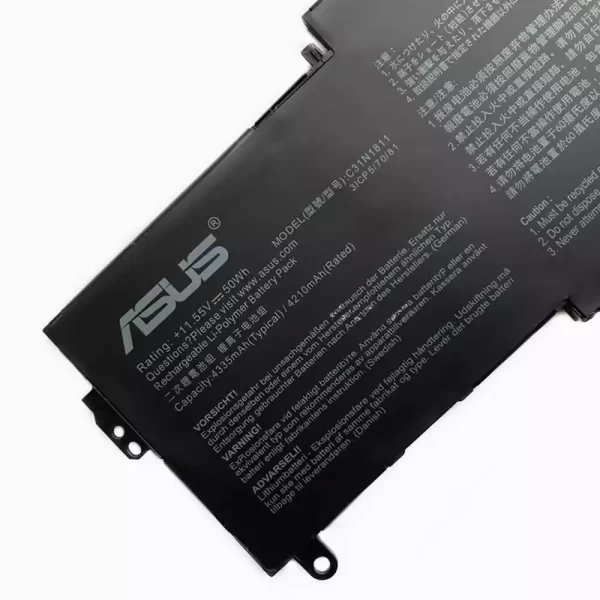 Oriģināls klēpjdatora Baterija ASUS C31N1811 - Image 3
