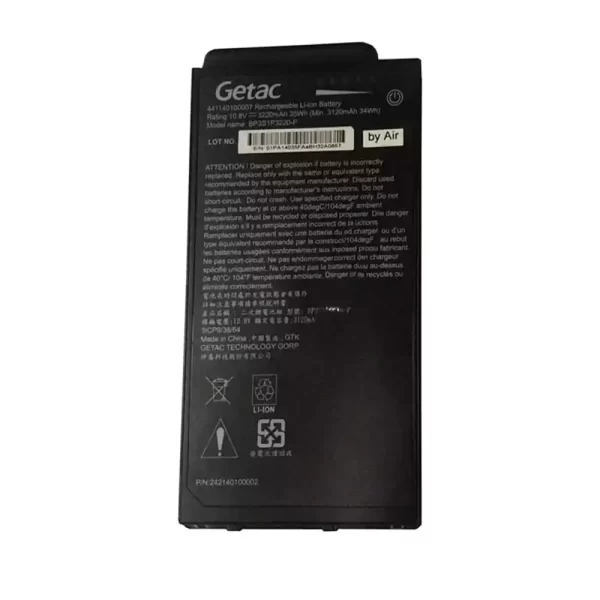 Oriģināls klēpjdatora Baterija Getac BP3S1P3220-P