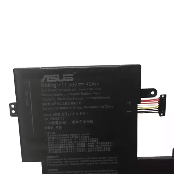 Oriģināls klēpjdatora Baterija ASUS C31N1836-1 - Image 2