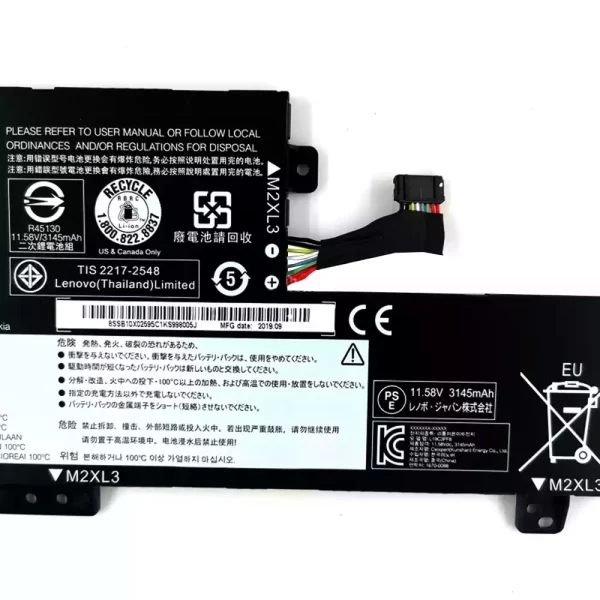 Oriģināls klēpjdatora Baterija LENOVO L19M3PF8 L19C3PF8 - Image 2