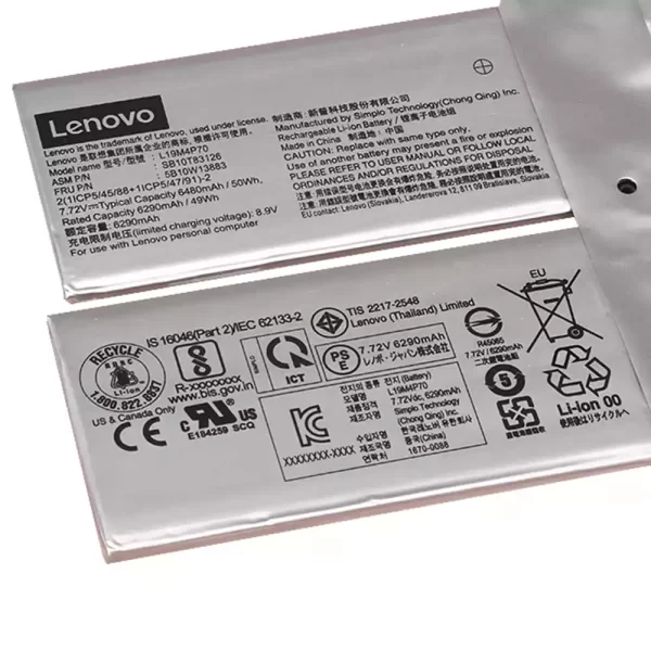 Oriģināls klēpjdatora Baterija LENOVO L19M4P70,SB10T83126,5B10W13883 - Image 2