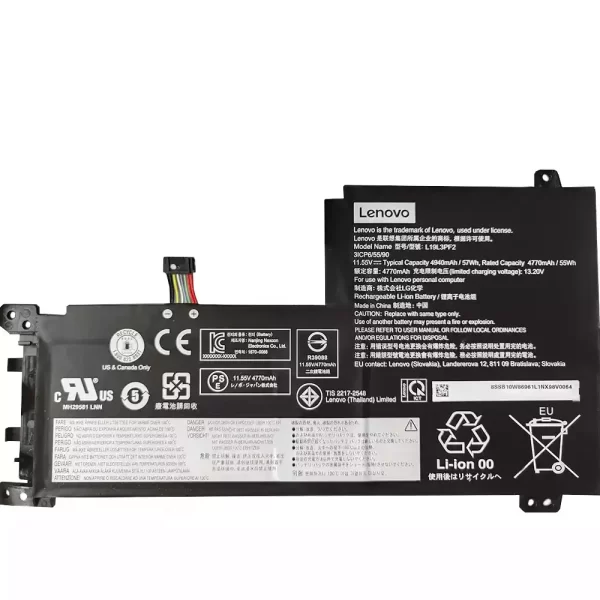 Oriģināls klēpjdatora Baterija LENOVO L19L3PF2 L19M3PF6 - Image 2