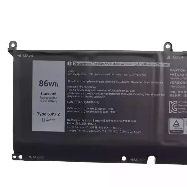 Oriģināls klēpjdatora Baterija Dell Alienware M15 2020,Alienware M17 2020,Alienware M15 R3,Alienware M17 R3 - Image 3