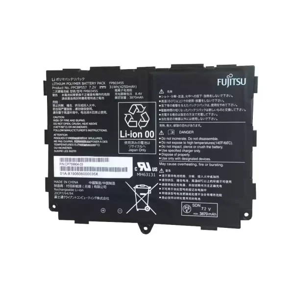 Oriģināls klēpjdatora Baterija FUJITSU FPCBP557,FPB0345S,CP759904-03